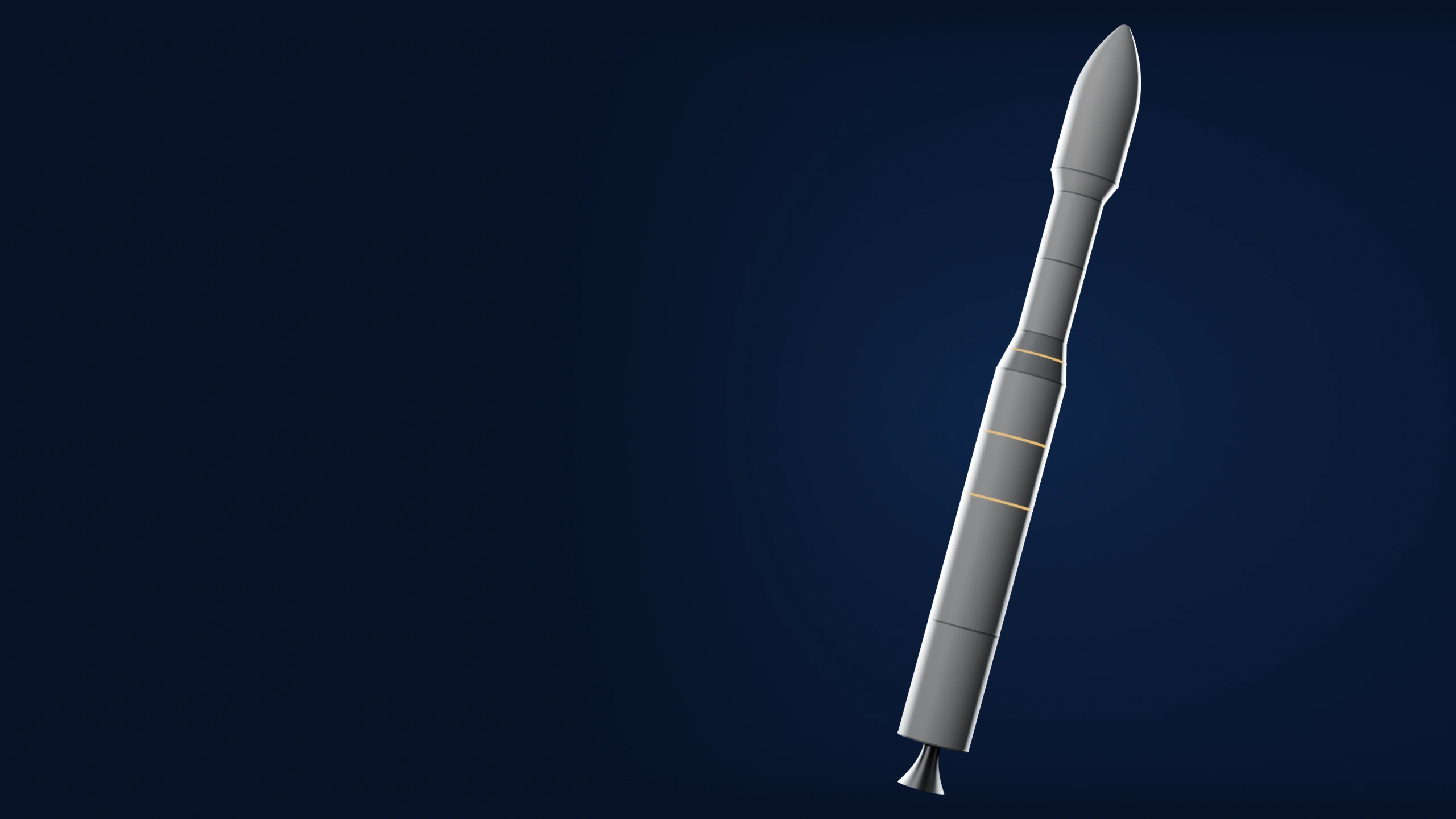 Schematic render of a generic, fictional launch vehicle